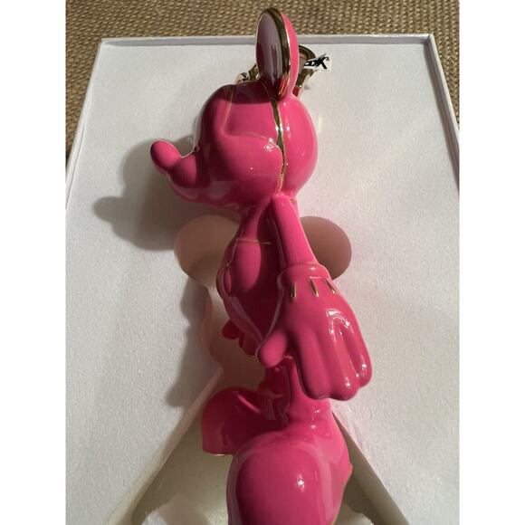 Disney X Baublebar Hot Pink Mickey Mouse Bag Charm Keychain -Rare/HTF - Picture 4 of 9